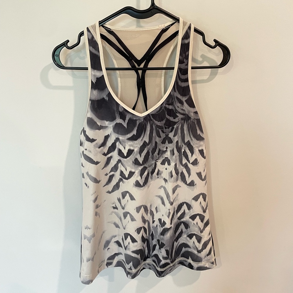 Lululemon Angel Wing Black Dance to Yoga Tank